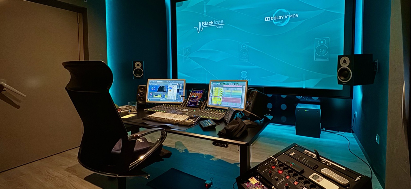 Blacktone Studio — Dolby Atmos post-production stage in Madrid