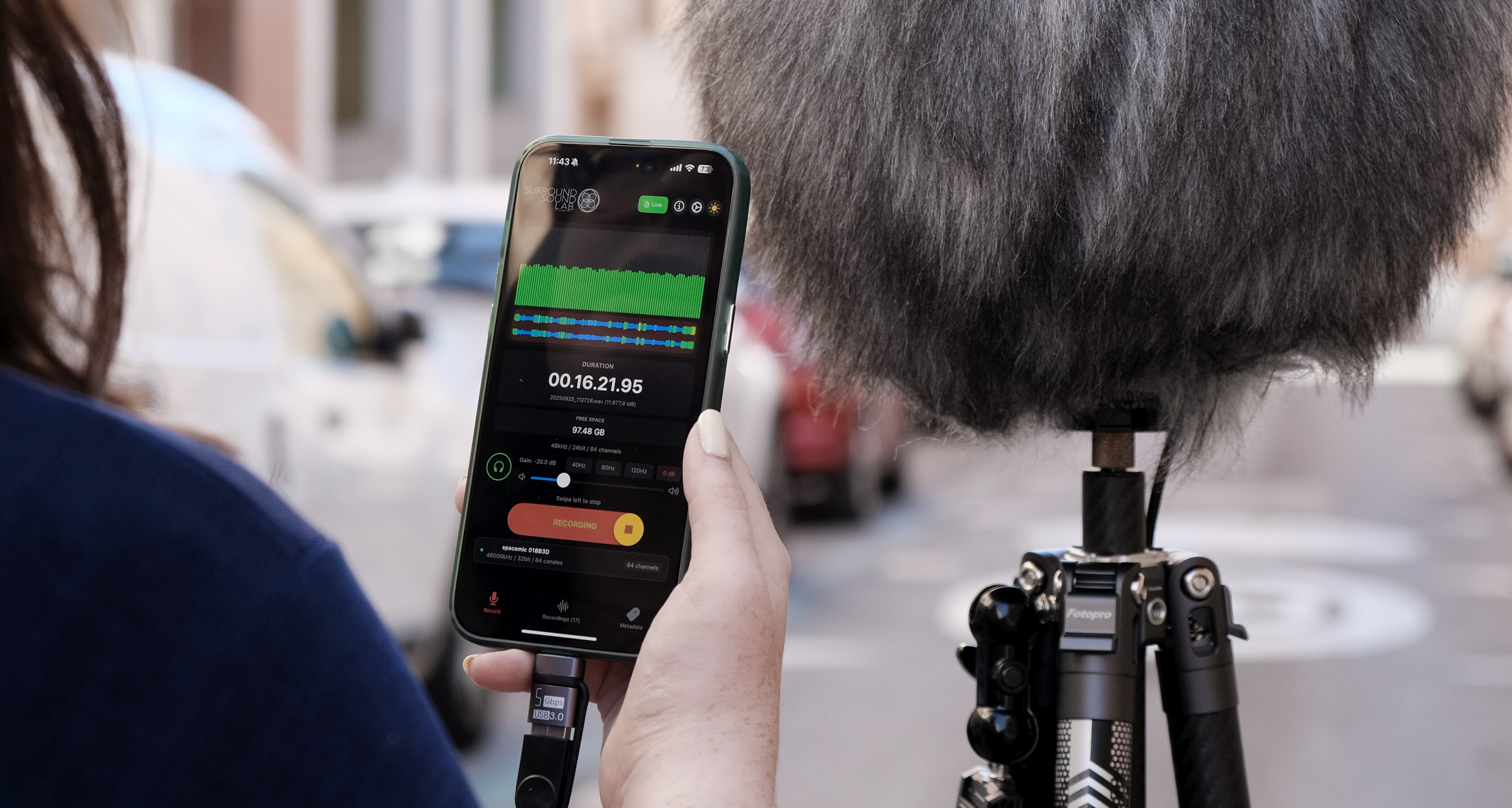 Recording on location with the SPCMIC and Multichannel REC